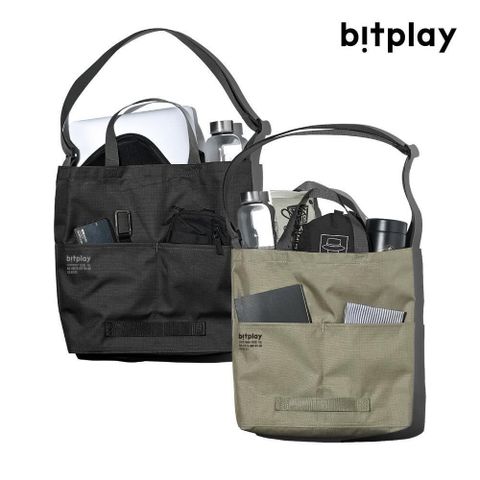 【南紡購物中心】 bitplay 日常托特包 沙色 / 黑色