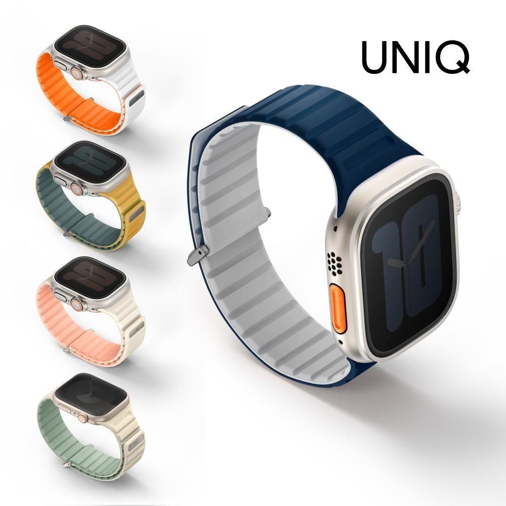 UNIQ Revix EVO 雙色矽膠磁吸錶帶 38/40/41mm & 42/44/45/49mm 共用款