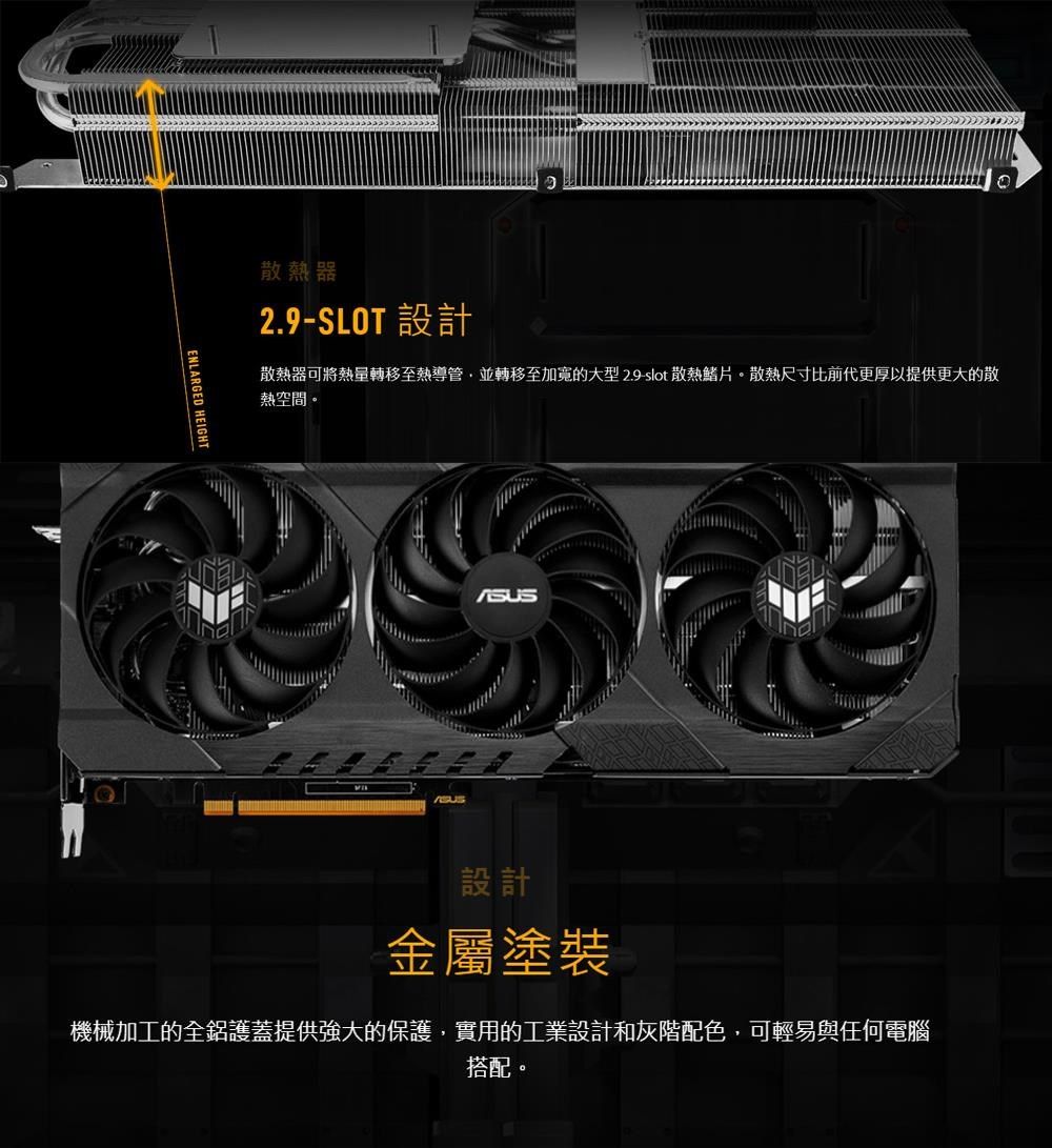 華碩】ASUS TUF-RX6900XT-O16G-GAMING 顯示卡- PChome 24h購物