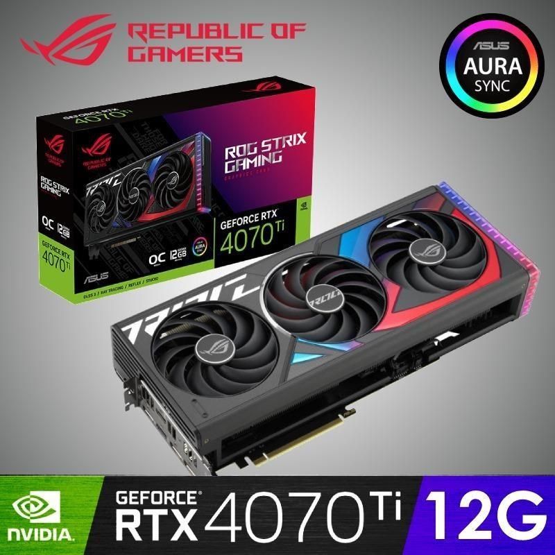 下旬以降発送予定 ROG STRIX RTX4070TI O12G - PCパーツ