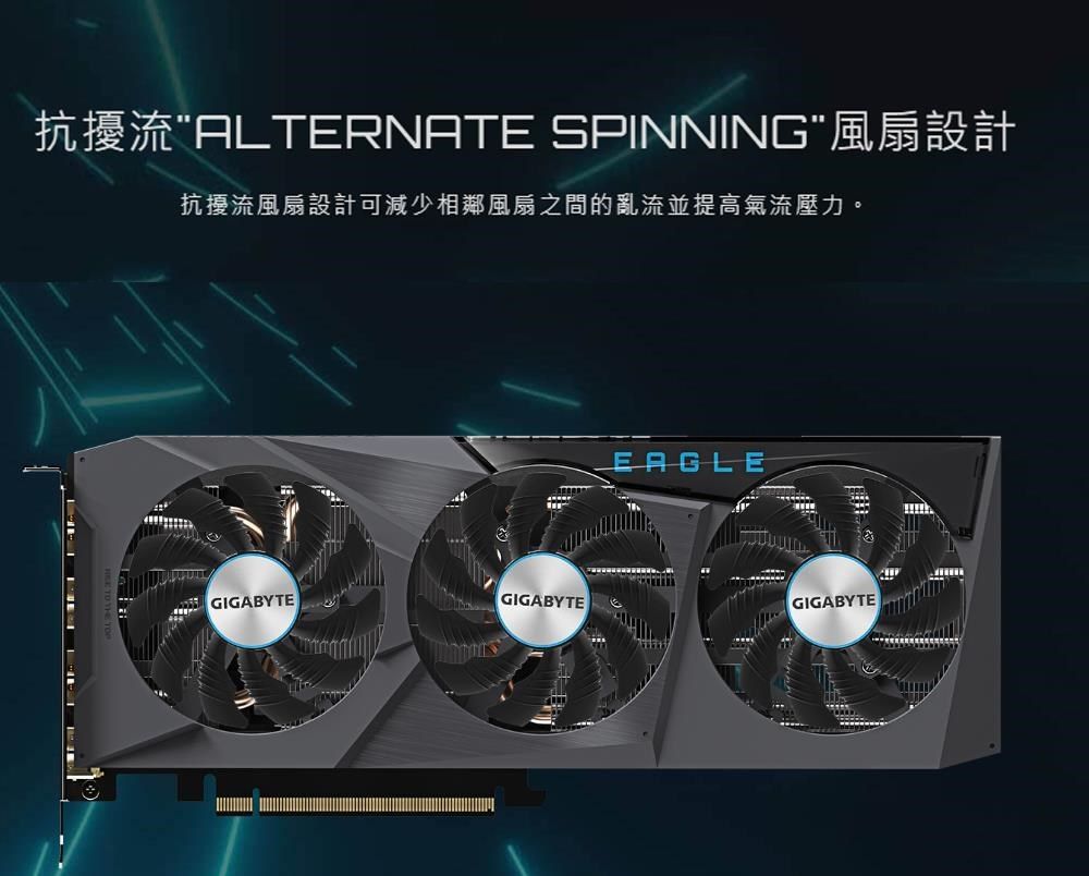 技嘉】GIGABYTE GeForce RTX 3060 Ti EAGLE OC D6X 8G 顯示卡- PChome