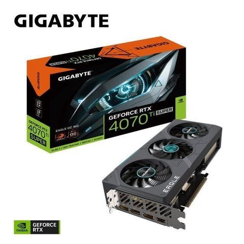 GIGABYTE 技嘉 RTX4070TI SUPER EAGLE OC 16GD /26cm/註冊五年保/4070TI/N407TS