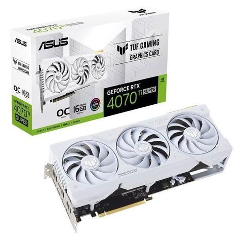 【南紡購物中心】 ASUS 華碩 TUF Gaming GeForce RTX 4070 Ti SUPER White 16GB OC 顯示卡