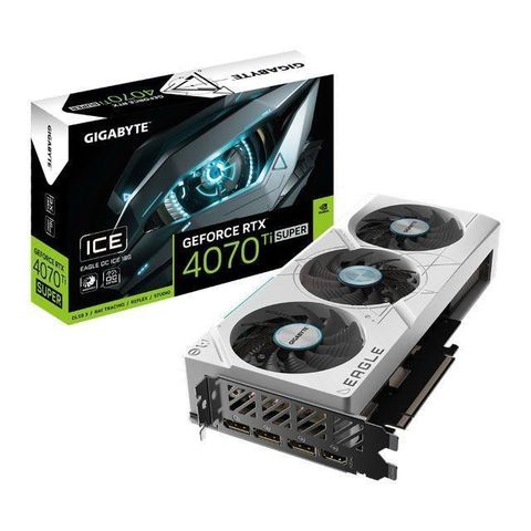 GIGABYTE 技嘉 【南紡購物中心】  RTX4070Ti SUPER EAGLE OC ICE 16G 顯示卡【26cm】