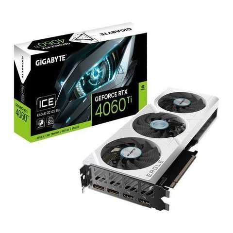 GIGABYTE 技嘉 RTX4060Ti EAGLE OC ICE 8G 冰魄白 顯示卡【長27cm】