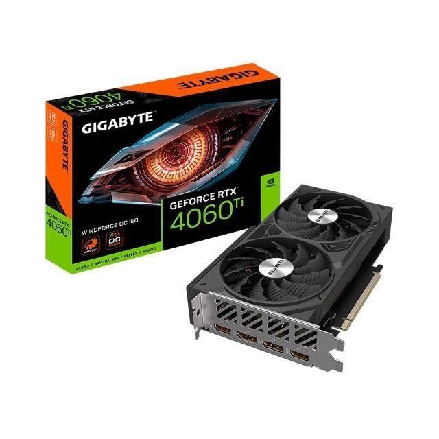 GIGABYTE 技嘉 【南紡購物中心】  RTX4060Ti WINDFORCE OC 16G 顯示卡【長20.1cm】