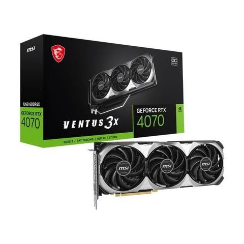 MSI 微星 【南紡購物中心】  RTX4070 VENTUS 3X E 12G OC 顯示卡【長30.8cm】