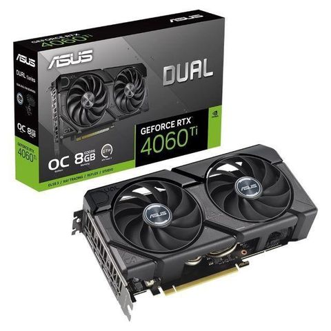 ASUS 華碩 ASUS華碩 DUAL-RTX4060TI-O8G-EVO 顯示卡【長22.72cm】