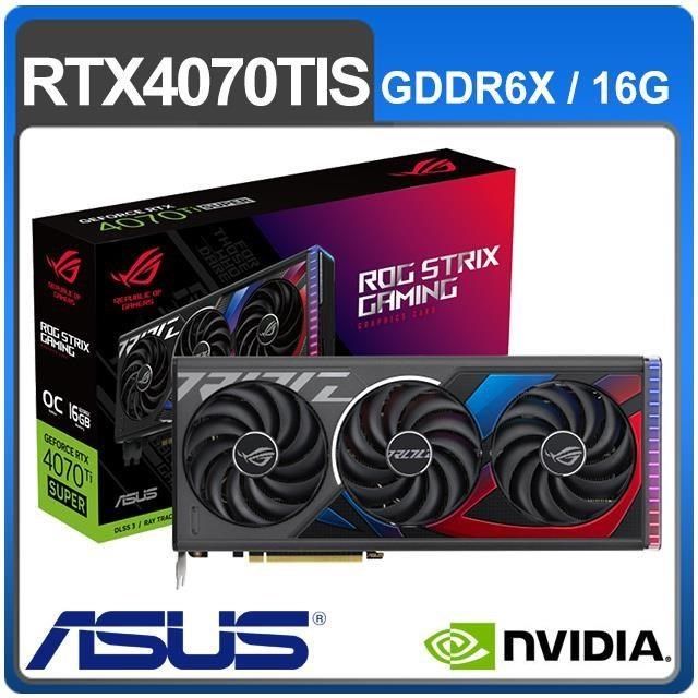 ASUS 華碩 ASUS_華碩<br />ROG-STRIX-RTX4070TIS-O16G-GAMING 顯示卡