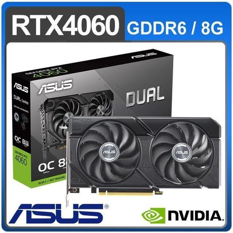 ASUS 華碩 DUAL-RTX4060-O8G-EVO 顯示卡