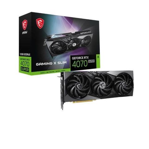 MSI 微星 RTX4070 SUPER 12G GAMING X SLIM /三風扇/註五年/31cm