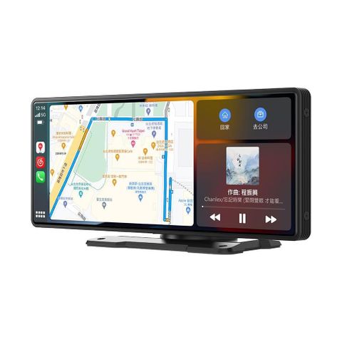 【南紡購物中心】10吋車用可攜式CarPlay智慧螢幕無線連接CarPlay Android Auto及手機鏡像螢幕