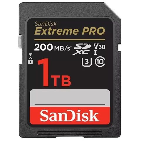 【南紡購物中心】 SanDisk 1TB 1T SDXC【200MB/s Extreme Pro】4K U3 A2 V30 相機記憶卡