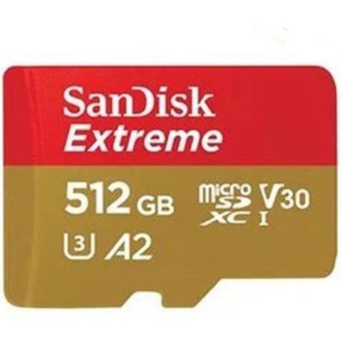 【南紡購物中心】 SanDisk 512GB 512G microSD【190MB/s Extreme】microSDXC micro SD SDXC 4K U3 A2手機記憶卡