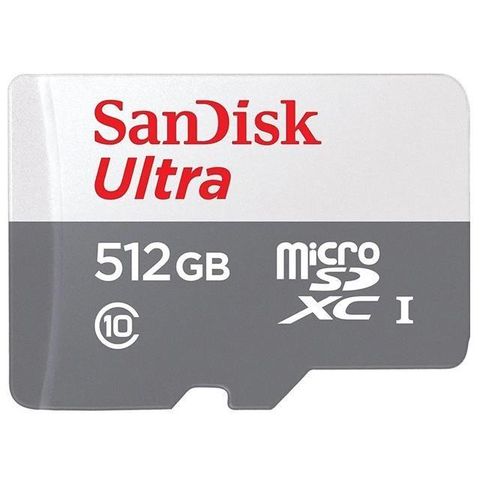 【南紡購物中心】 SanDisk 512GB 512G microSDXC【100MB/s】Ultra UHS-I C10 手機記憶卡