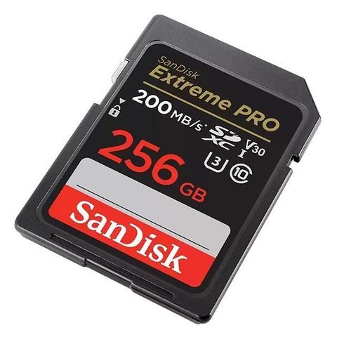 【南紡購物中心】 SanDisk 256GB 256G SDXC【200MB/s Extreme Pro】4K U3 A2 V30 相機記憶卡