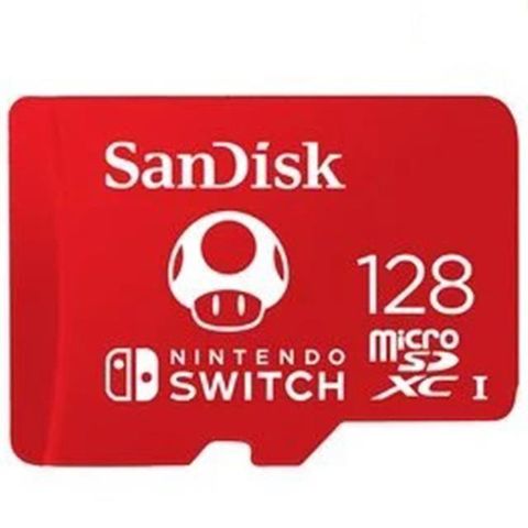 SanDisk 晟碟 【南紡購物中心】  128GB 128G microSDXC Nintendo SWITCH 100MB/s 任天堂 記憶卡