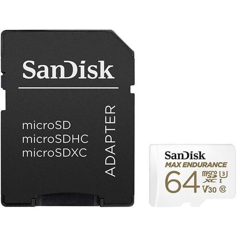 【南紡購物中心】 SanDisk 64GB 64G microSDXC【Max Endurance】microSD SD V30 U3 4K C10 錄影記憶卡