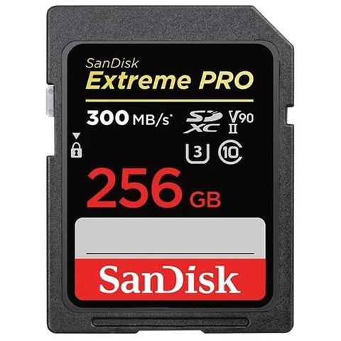 【南紡購物中心】 SanDisk 256GB 256G SDXC Extreme Pro 300MB/s SD V90 8K UHS-IISD SDSDXDK-256G 相機記憶卡