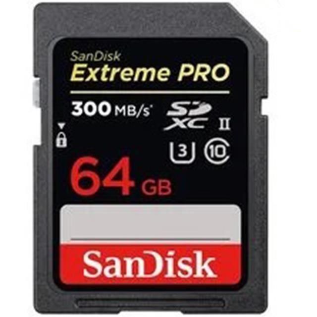 SanDisk 晟碟 【南紡購物中心】  64GB 64G SDXC Extreme Pro 300MB/s SD V90 8K UHS-IISD SDSDXDK-064G 相機記憶卡