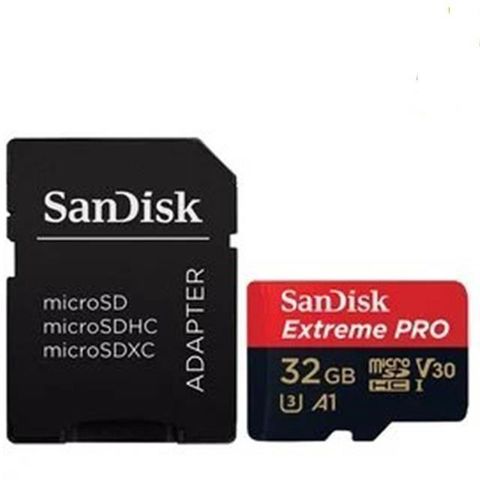 【南紡購物中心】 SanDisk 32GB 32G microSDHC【100MB/s Extreme Pro】 4K U3 A2 V30 手機記憶卡