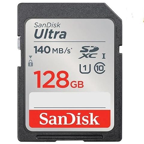 【南紡購物中心】 SanDisk 128GB 128G SDXC Ultra【140MB/s】SD U1 相機記憶卡