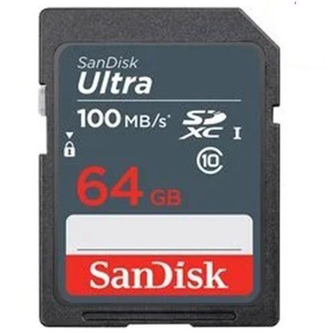 【南紡購物中心】 SanDisk 64GB 64G SDXC【100MB/s】Ultra SD UHS 相機 記憶卡