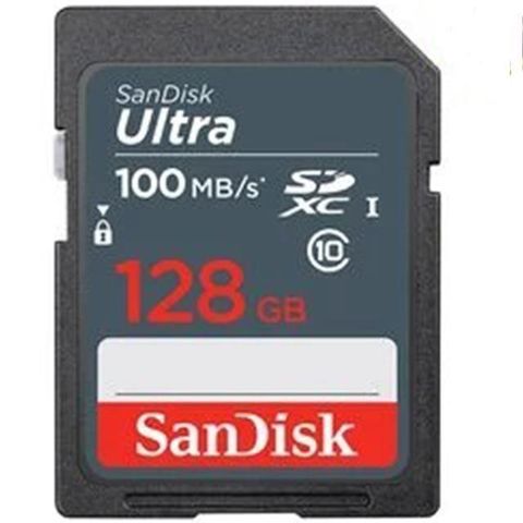 【南紡購物中心】 SanDisk 128GB 128G SDXC【100MB/s】Ultra SD UHS 相機 記憶卡