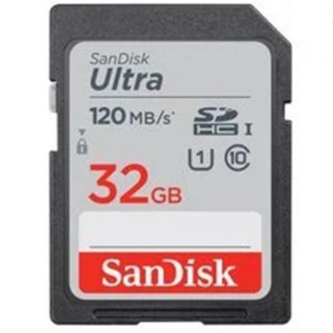 【南紡購物中心】 SanDisk 32GB 32G SDHC Ultra【120MB/s】SD U1 相機記憶卡