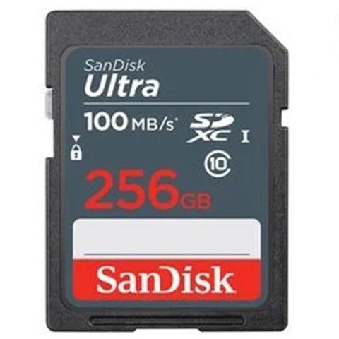【南紡購物中心】 SanDisk 256GB 256G SDXC【100MB/s】Ultra SD UHS 相機 記憶卡