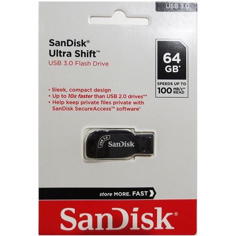 SanDisk 64GB 64G Ultra Shift SDCZ410-064G CZ410 USB 3.0 隨身碟
