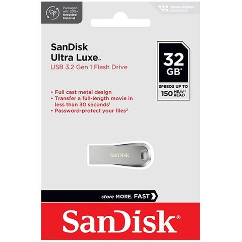 SanDisk 32GB 32G Ultra Luxe SDCZ74-032G  CZ74 USB 3.1 隨身碟
