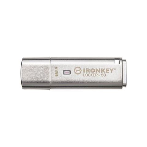 Kingston 金士頓 【南紡購物中心】   16GB 16G IKLP50/16GB  IronKey Locker+ 50 加密隨身碟