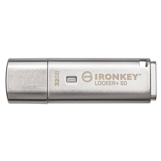 Kingston 金士頓 【南紡購物中心】   32GB 32G IKLP50/32GB  IronKey Locker+ 50 加密隨身碟