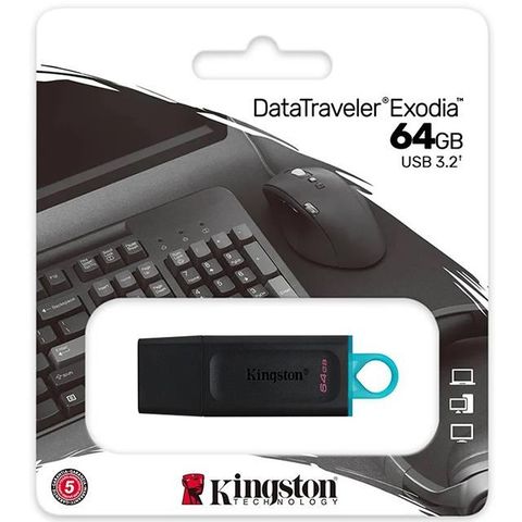 金士頓 Kingston 64GB 64G DTX/64GB DataTraveler Exodia USB 3.2 隨身碟