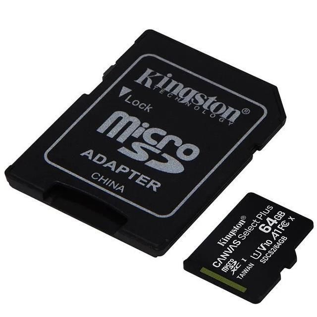 Kingston 金士頓 【南紡購物中心】 士頓  64GB 64G microSDXC 100MB/s Plus UHS U1 手機 記憶卡