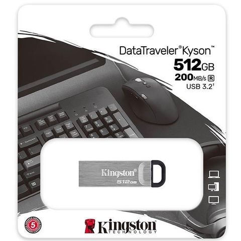 【南紡購物中心】 Kingston 512GB 512G【DTKN/512GB】DataTraveler Kyson USB 3.2 金士頓 隨身碟