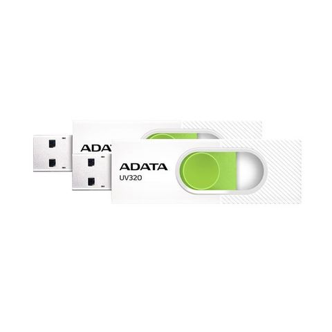 【兩入組】ADATA 威剛 UV320 64G USB3.2 隨身碟《清新白》