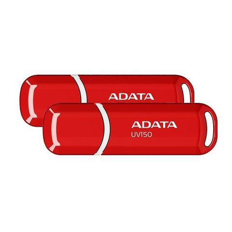 【兩入組】ADATA 威剛 UV150 64G USB3.2 隨身碟《紅》