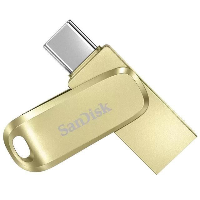 SanDisk 晟碟 【南紡購物中心】  512GB 512G 金 Ultra luxe TYPE-C SDDDC4-512G OTG USB 雙用隨身碟