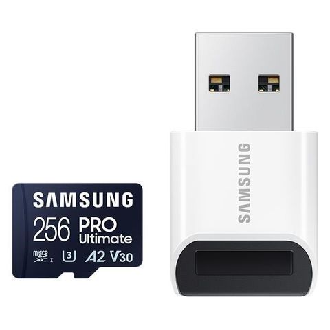 Samsung 三星 PRO Ultimate microSDXC UHS-I(U3) 256G記憶卡(MB-MY256SB/WW)(附讀卡機)