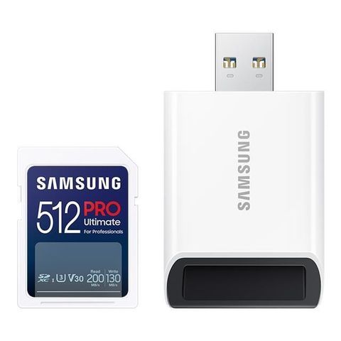 Samsung 三星 PRO Ultimate SD 512GB記憶卡 含讀卡機 公司貨 (MB-SY512SB/WW)