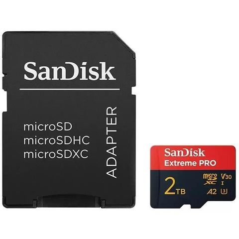 SanDisk 晟碟 2TB microSDXC【250MB/s Extreme Pro】 4K U3 A2 V30 手機記憶卡