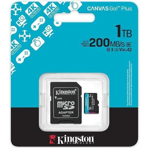 KINGSTON 1T 1TB microSD SDCG4/1TB 200MB UHS-I U3 V30 A2 金士頓 記憶卡