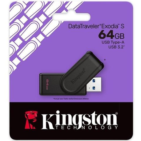 Kingston 64GB 64G DataTraveler Exodia S USB 3.2 DTXS/64GB 金士頓 隨身碟