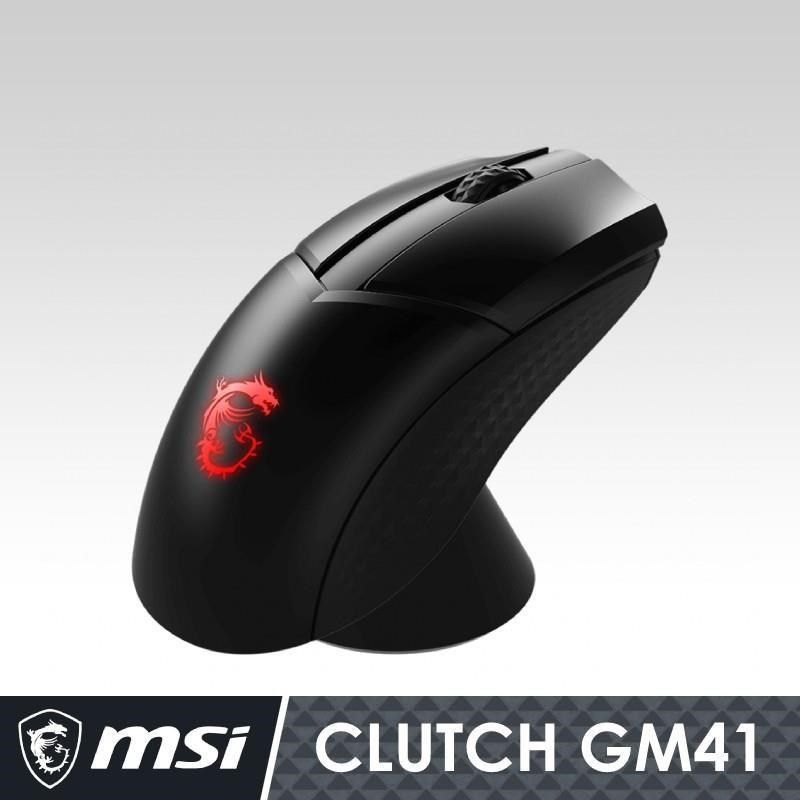 MSI 微星 【南紡購物中心】  Clutch GM41 LIGHTWEIGHT 無線滑鼠(含充電座)