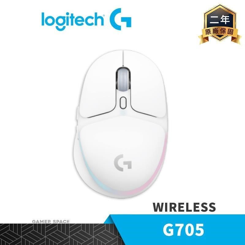 Logitech 羅技 【南紡購物中心】   G705 LIGHTSPEED 無線電競滑鼠