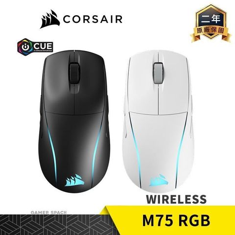 CORSAIR 海盜船 【南紡購物中心】   M75 RGB WIRELESS 無線電競滑鼠