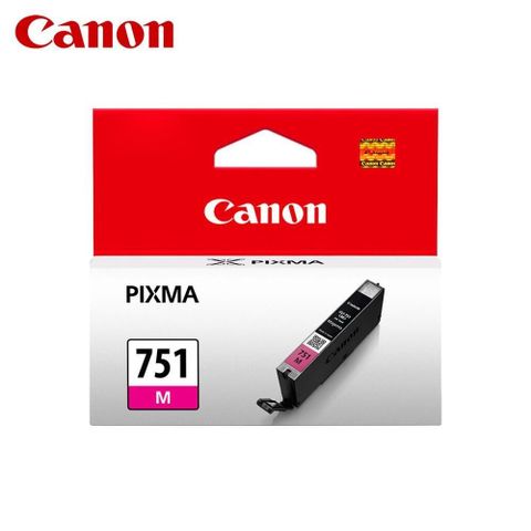 Canon 佳能 CLI-751 M 原廠紅色標準容量墨水匣