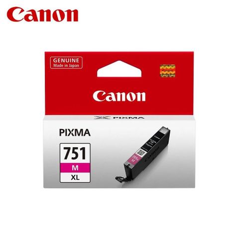 Canon 佳能 CLI-751XL-M 原廠紅色高容量XL墨水匣